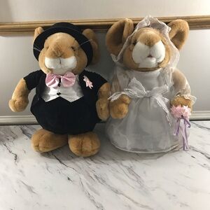 Ganz Bros “The Heritage Collection” Bride and Groom Plush Set